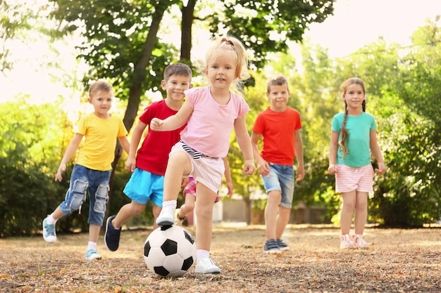 Illustrations or photos showing children engaging in morning routines, eating healthy meals, or playing outdoors.